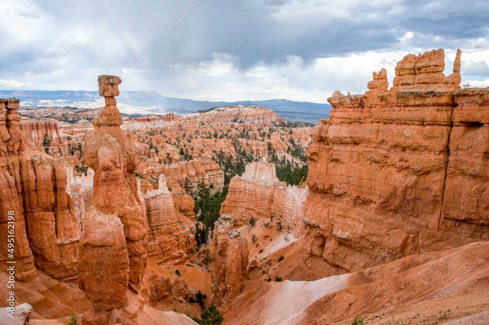 Red Rocks Hoodoos in Bryce Canyon National Park, Utah