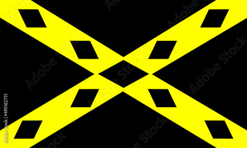 Scotland Wigtownshire flag vector illustration isolated.  photo