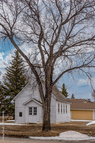 The abandoned St. Andrews Anglican Church in Cabri, SK