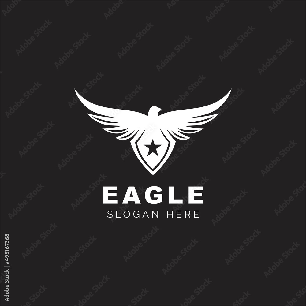 Fototapeta premium Eagle logo template