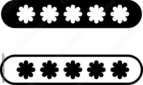  Pin code icon vector illustration on white background..eps