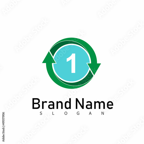 number logo design symbol modern abstract Free Download number logo design symbol modern abstract - GFXLoad