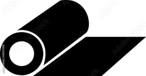 Yoga mat icon vector illustration on white background..eps