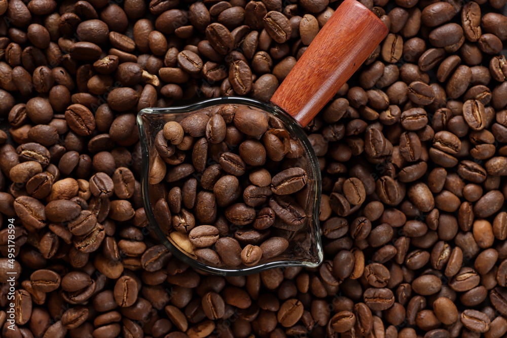 Fototapeta premium Biji kopi or Coffee bean.