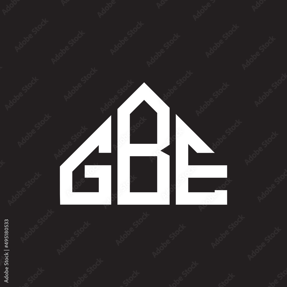 GBE letter logo design on Black background. GBE creative initials letter logo concept. GBE letter design. GBE letter logo design on Black background. GBE creative initials letter logo concept. GBE letter design.