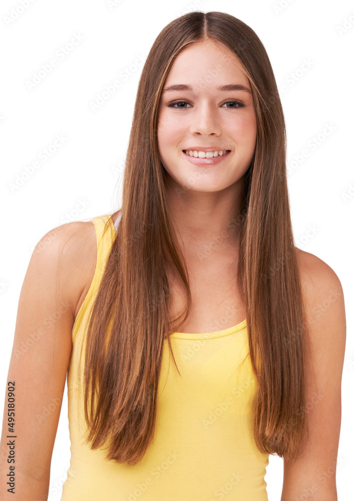 Portrait of young attitude. Shot of a teen girl isolated on white. Portrait of young attitude. Shot of a teen girl isolated on white.