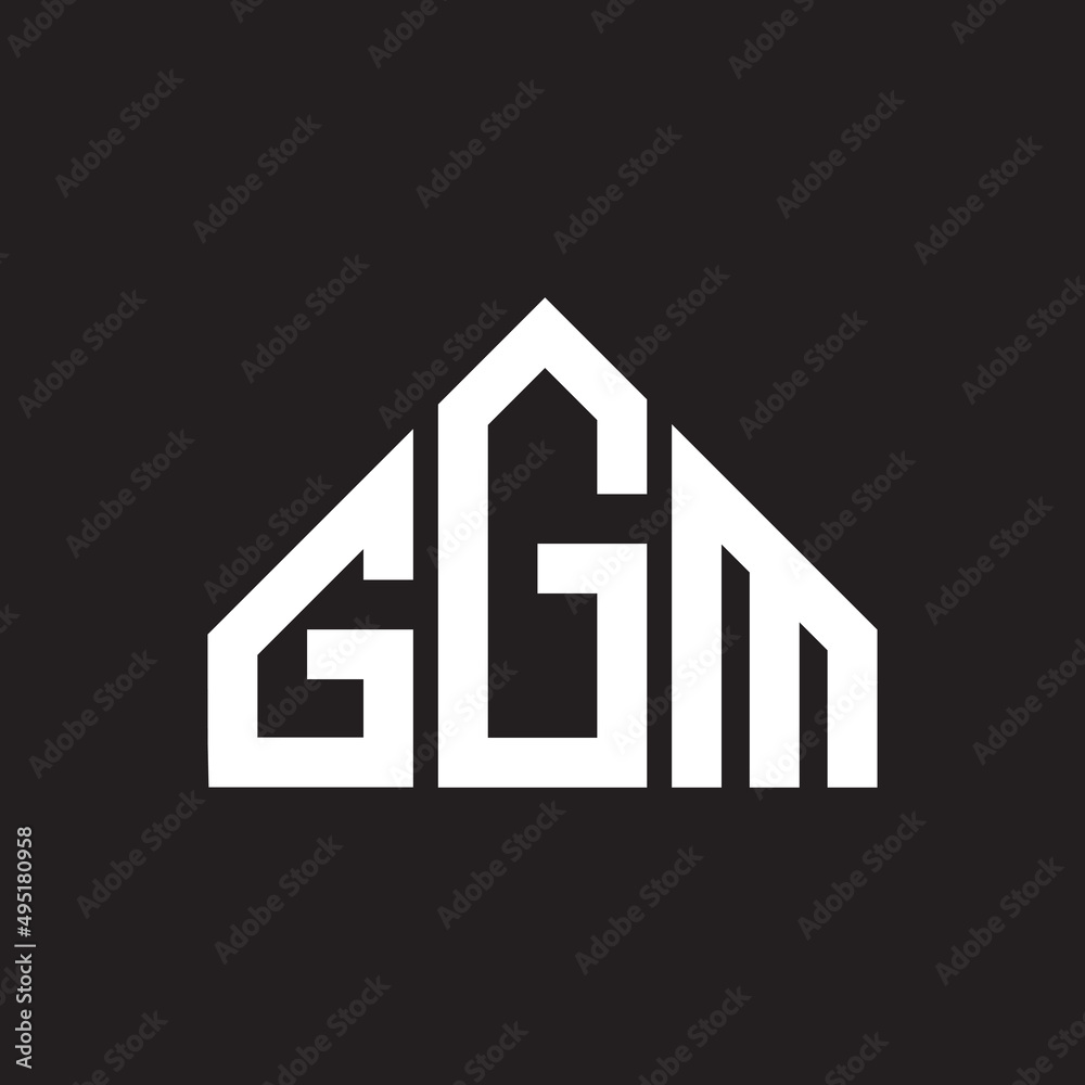 GGM letter logo design on Black background. GGM creative initials letter logo concept. GGM letter design. GGM letter logo design on Black background. GGM creative initials letter logo concept. GGM letter design.