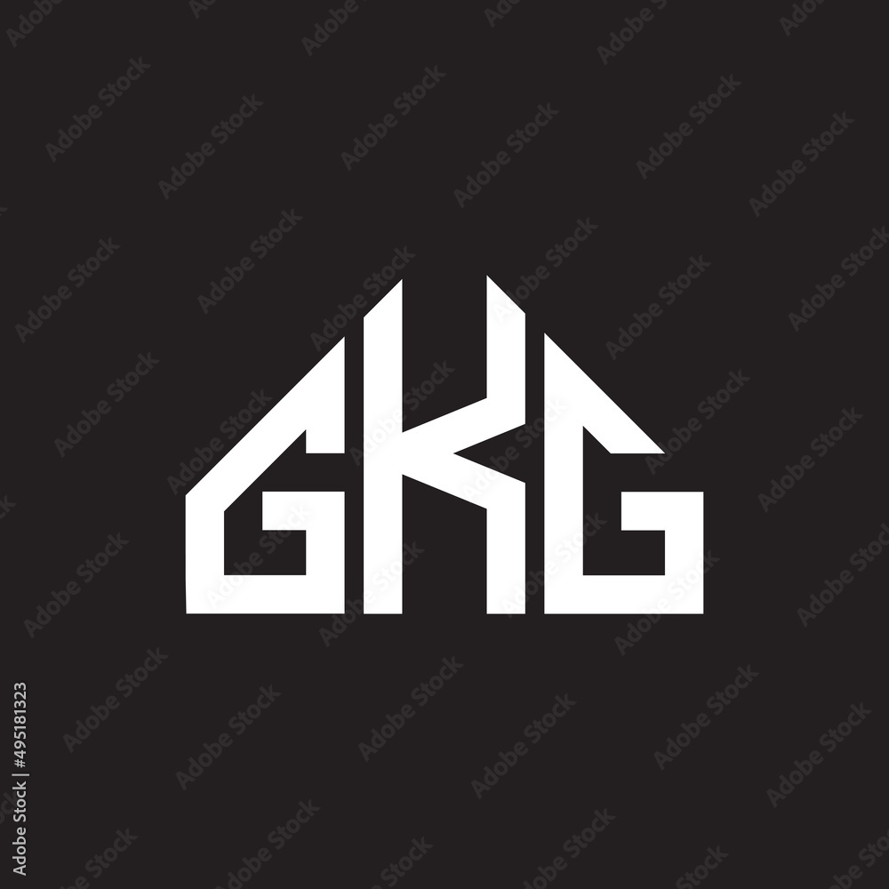GKG letter logo design on Black background. GKG creative initials letter logo concept. GKG letter design. GKG letter logo design on Black background. GKG creative initials letter logo concept. GKG letter design.