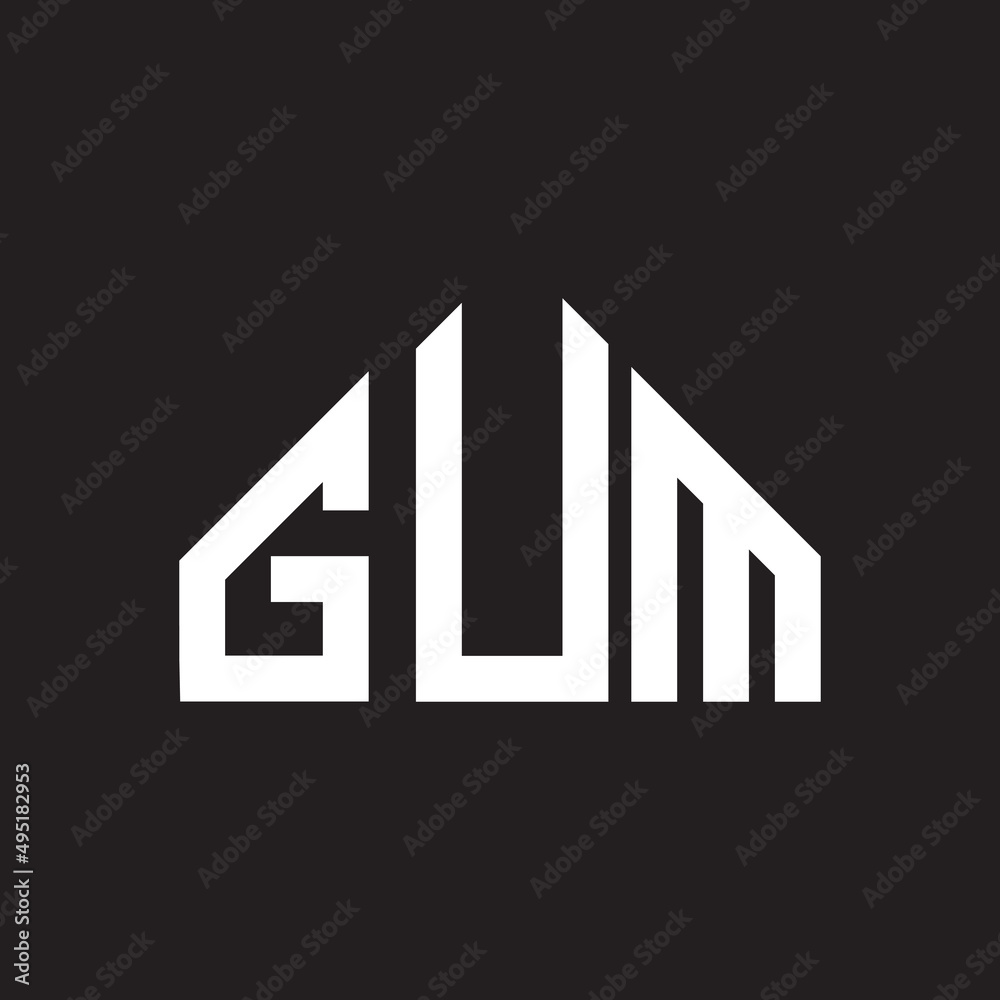 GUM letter logo design on Black background. GUM creative initials letter logo concept. GUM letter design.
GUM letter logo design on Black background. GUM creative initials letter logo concept. GUM letter design.