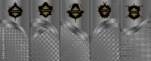 professional vertical banner,invitation,Flyer,Pattern,logo,for packaging,for perfume,soap,lotion.