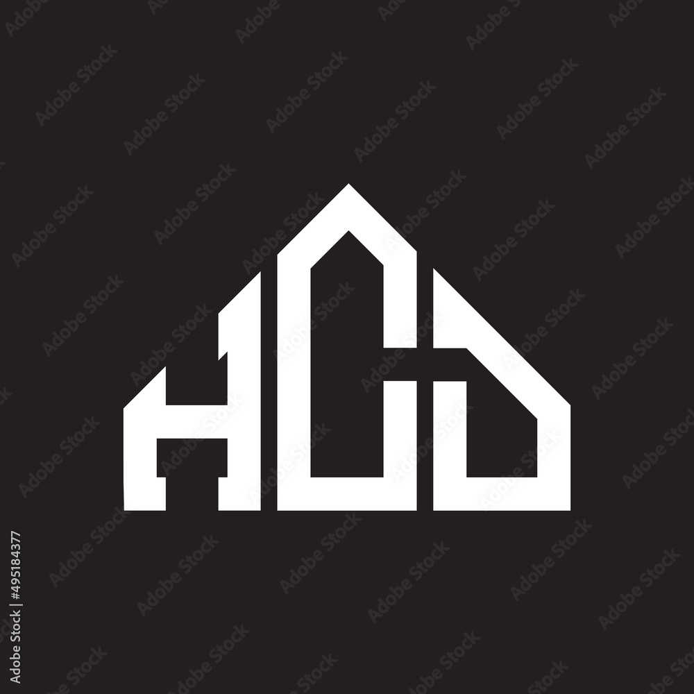 HCD letter logo design on Black background. HCD creative initials letter logo concept. HCD letter design. HCD letter logo design on Black background. HCD creative initials letter logo concept. HCD letter design.