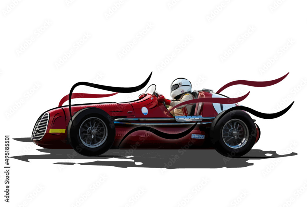 Red Racing Car