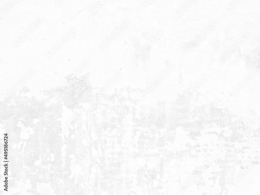 Fototapeta premium close up grey rust textured on white metal background. old, grunge, weathered wall background. old rusty sheet of iron with remains of cracked paint white, closeup.