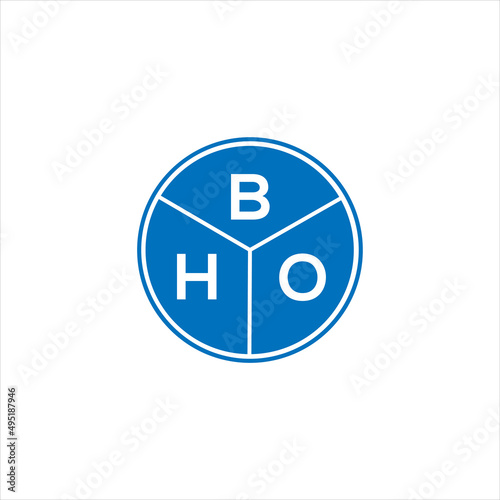 Free Download  BHO letter logo design on White background.  BHO creative initials letter logo concept.  BHO letter design.  - GFXLoad