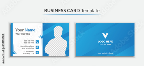 Creative medical business card template