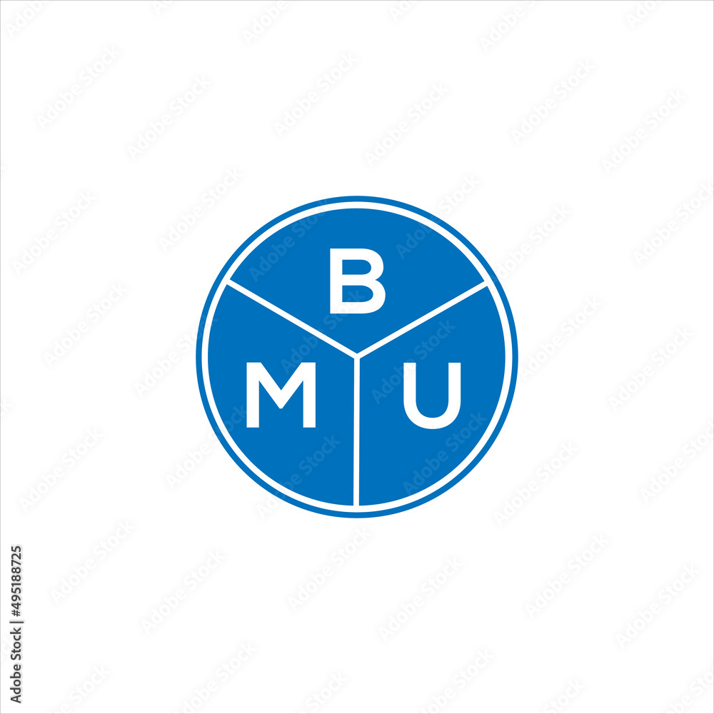 BMU letter logo design on White background. BMU creative initials letter logo concept. BMU letter design. BMU letter logo design on White background. BMU creative initials letter logo concept. BMU letter design.