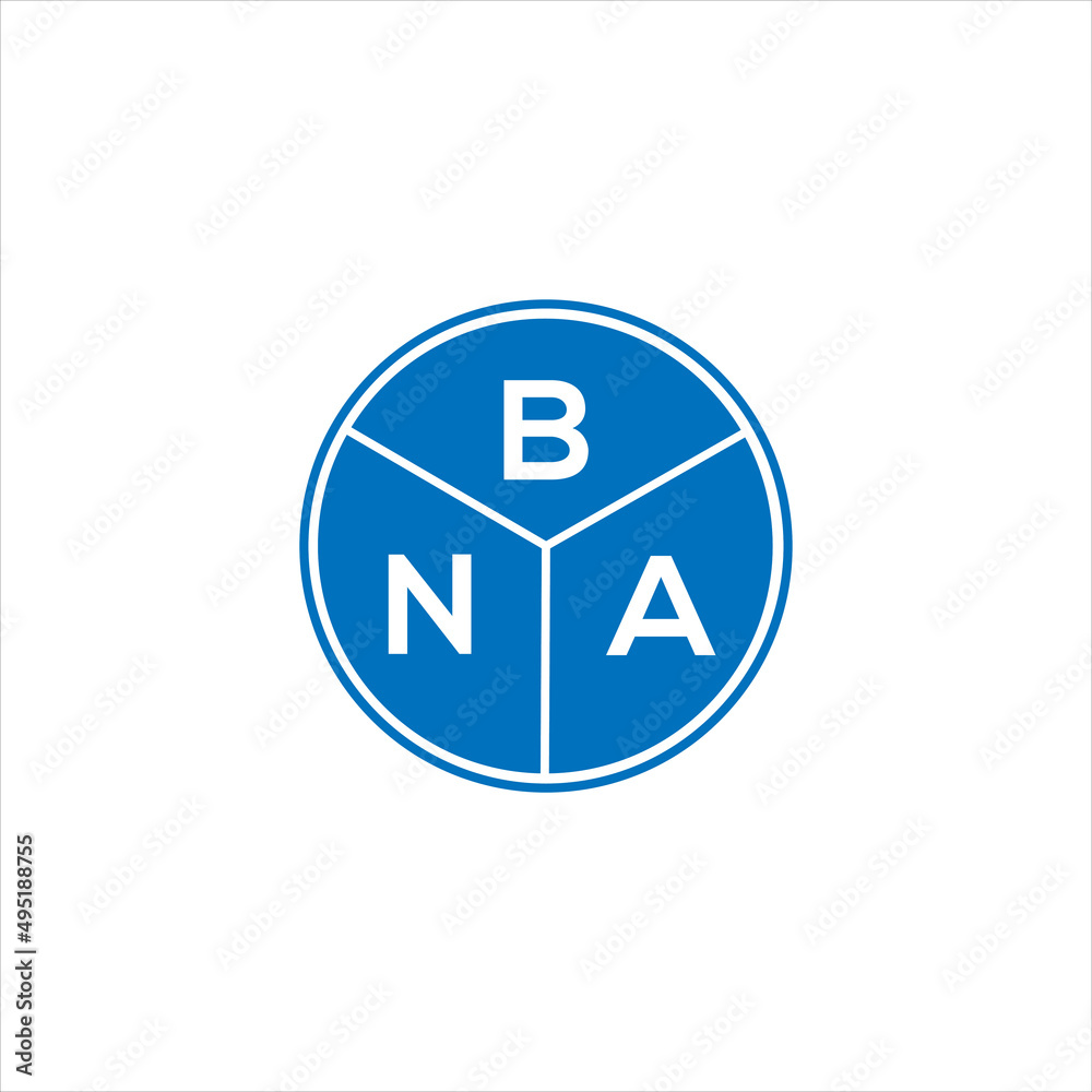BNA letter logo design on White background. BNA creative initials letter logo concept. BNA letter design. BNA letter logo design on White background. BNA creative initials letter logo concept. BNA letter design.