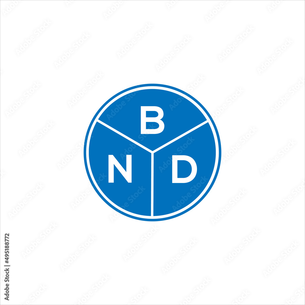 BND letter logo design on White background. BND creative initials letter logo concept. BND letter design. BND letter logo design on White background. BND creative initials letter logo concept. BND letter design.