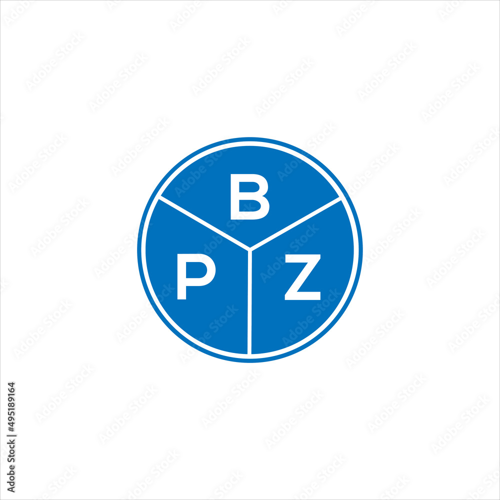 BPZ letter logo design on White background. BPZ creative initials letter logo concept. BPZ letter design. BPZ letter logo design on White background. BPZ creative initials letter logo concept. BPZ letter design.