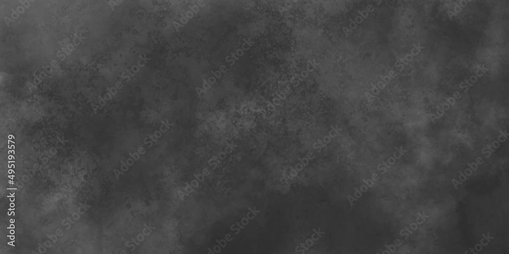 Beautiful grey watercolor grunge. Black marble texture background. abstract nature pattern for design. Border from smoke. Misty effect for film , text or space. modern wall texture design.