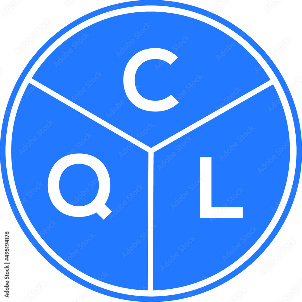 CQL letter logo design on White background. CQL creative initials letter logo concept. CQL letter design. CQL letter logo design on White background. CQL creative initials letter logo concept. CQL letter design.