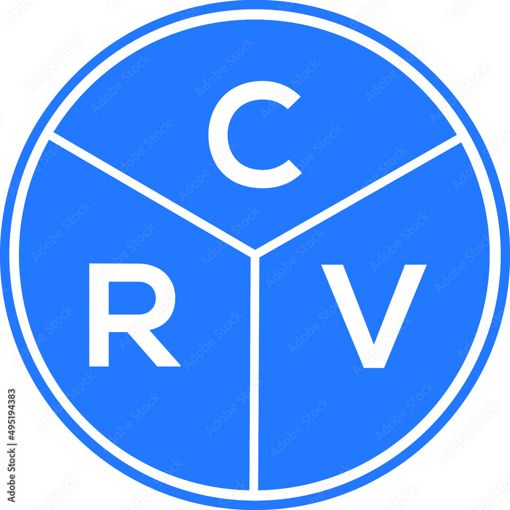 CRV letter logo design on White background. CRV creative initials letter logo concept. CRV letter design. CRV letter logo design on White background. CRV creative initials letter logo concept. CRV letter design.