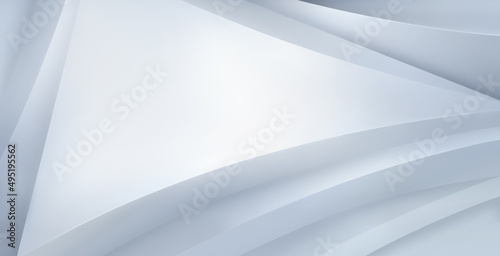 Abstract Pure White 3D Background