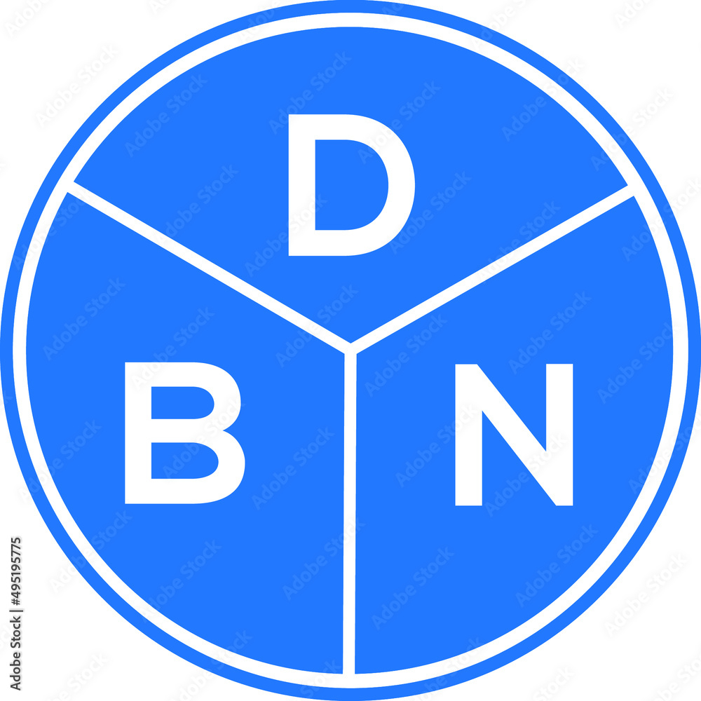 DBN letter logo design on white background. DBN creative initials letter logo concept. DBN letter design. DBN letter logo design on white background. DBN creative initials letter logo concept. DBN letter design.