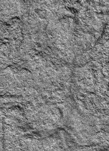 Abstract Closeup of an Adobe Wall in Monochrome.