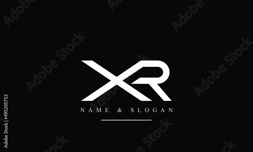 RX, XR, R, X abstract letters logo monogram