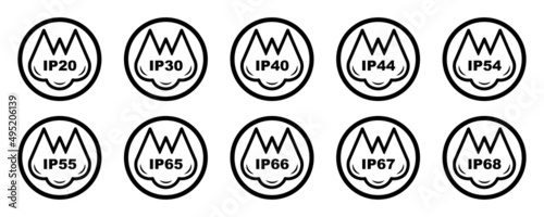 Set with protection certificate for water and dust. Protection for water and dust. International label quality.