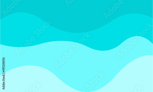 Modern abstract sea wave on soft background. Wave effect. Wavy marine lines. 