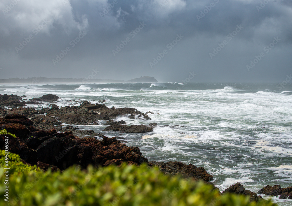 Fototapeta premium storm over the sea
