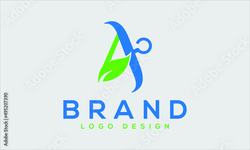 Creative Fashion and Cleaners Initials Letters ( A) Monogram Geometric Modern Logo