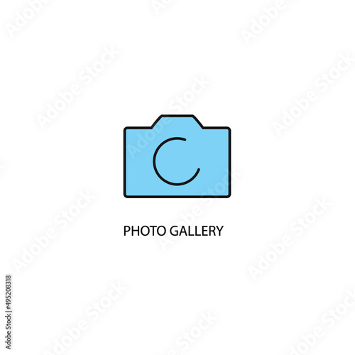photo galery icons  symbol vector elements for infographic web photo