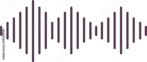 Sound Waves Icon Outline Illustration