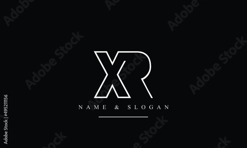 RX, XR, R, X abstract letters logo monogram