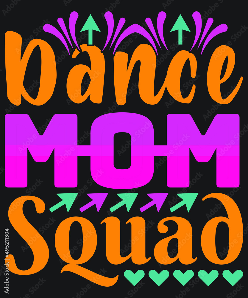 Fototapeta premium Happy Mother's Day T-shirt Design