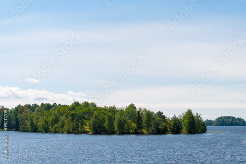 Karelia in Russia. Landscape of Lake Ladoga. Karelia Islands © kosmos111