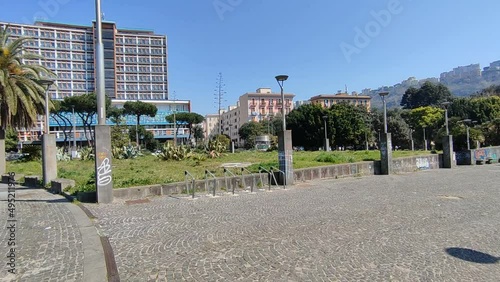 Napoli – Panoramica dai giardini di Piazzale Tecchio photo