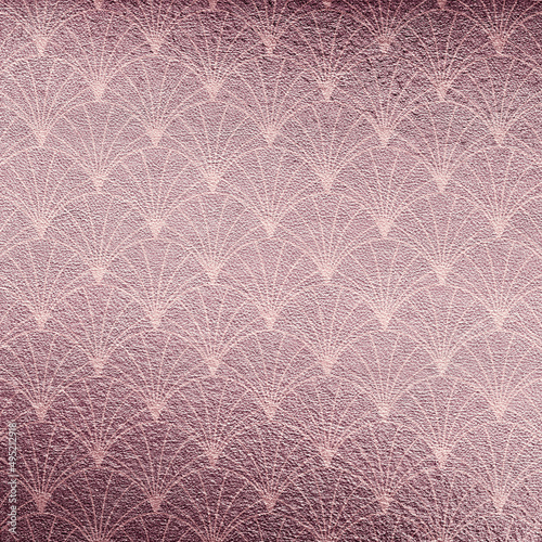 Pink Art Deco abstract background. Texture with geometric pattern. Scrapbook 20s paper