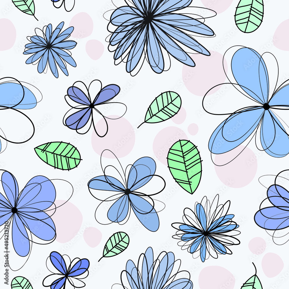 Obraz premium Floppy Flowers Original 5000