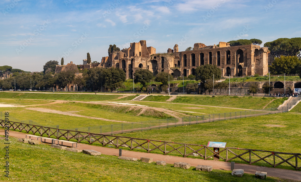 Circus Maximus and Temple of Apollo Palatinus