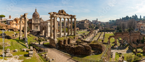 Obraz na płótnie Roman Forum w salonie