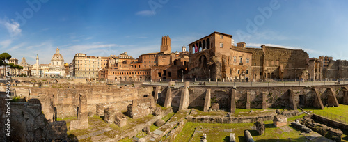 Photography Trajan Forum and Forum of Augustus