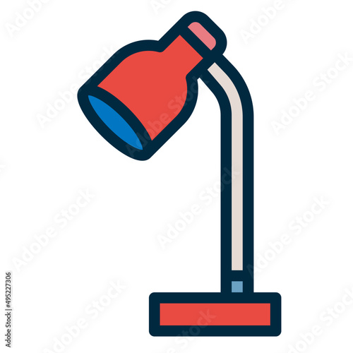 lamp two tone icon