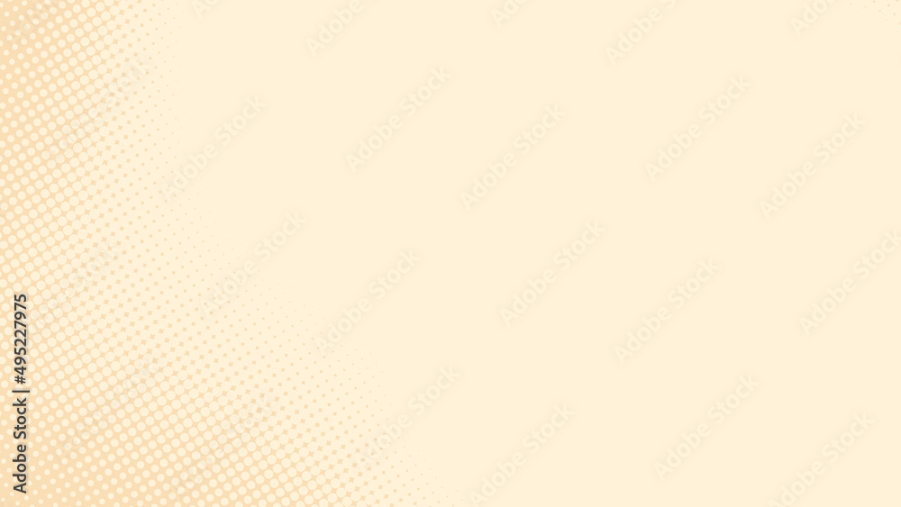 Obraz premium Abstract dots halftone brown color pattern gradient texture background.