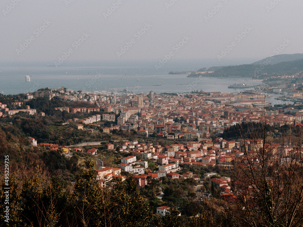 aerial view of la spezia