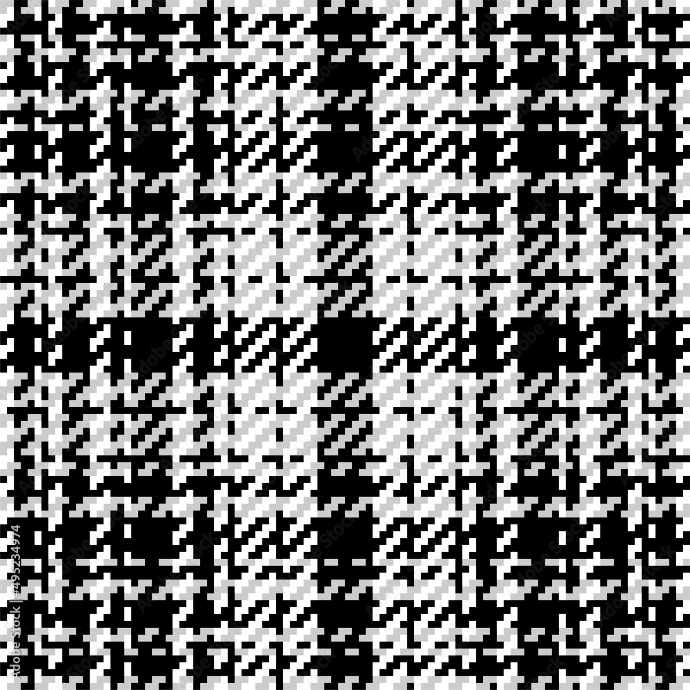 Seamless pattern of scottish tartan plaid. Repeatable background with check fabric texture. Vector backdrop striped textile print.
