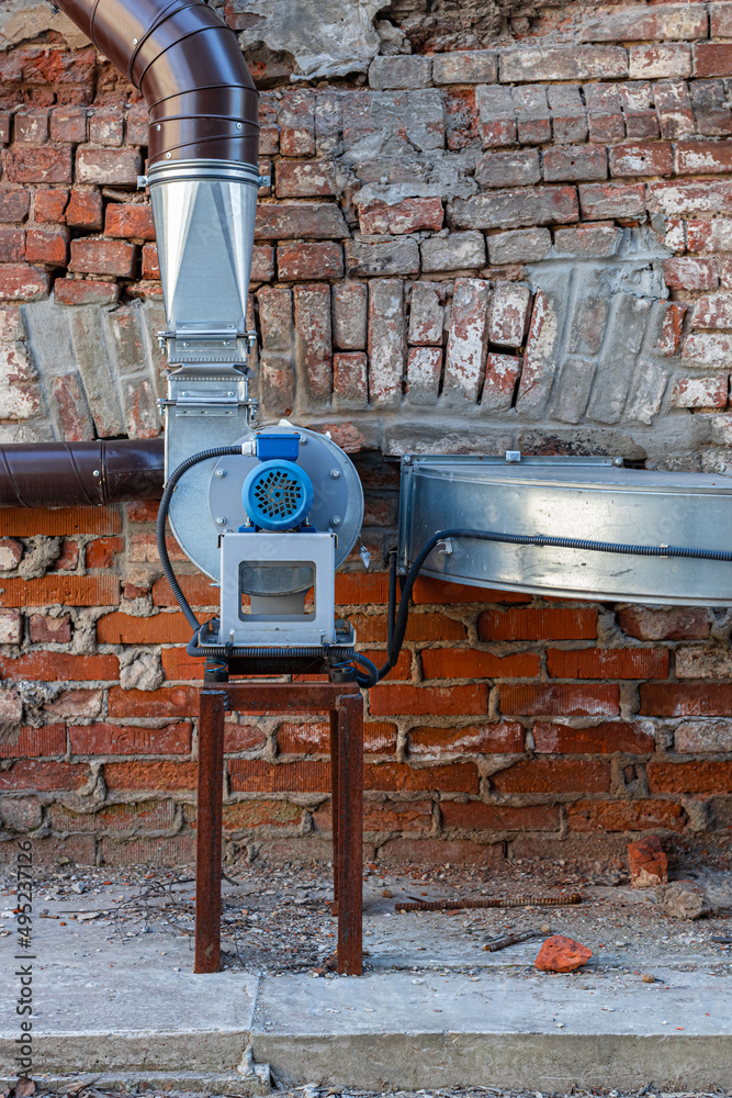 air compressor connected to the ventilation system air compressor connected to the ventilation system